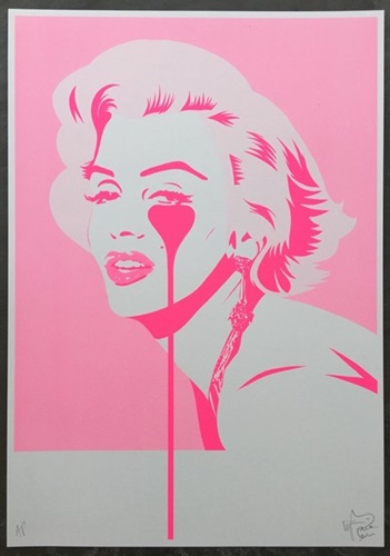 Pink Marilyn (Art Car Boot 2018)  by Pure Evil