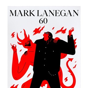 Mark Lanegan 60 (White) by Cleon Peterson