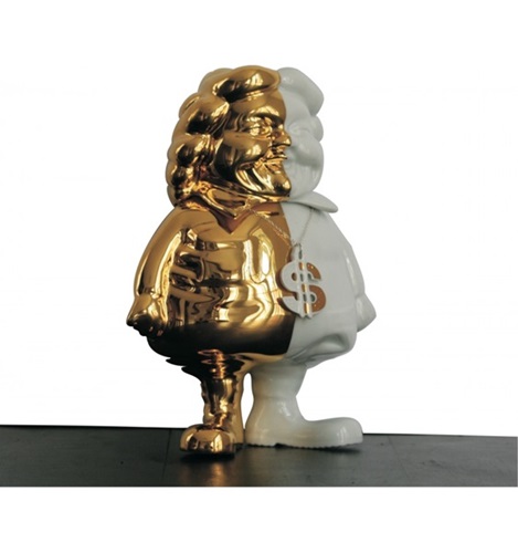 McSupersized (Sculpture) (Gold) by Ron English