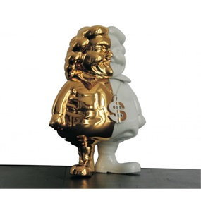 McSupersized (Sculpture) (Gold) by Ron English
