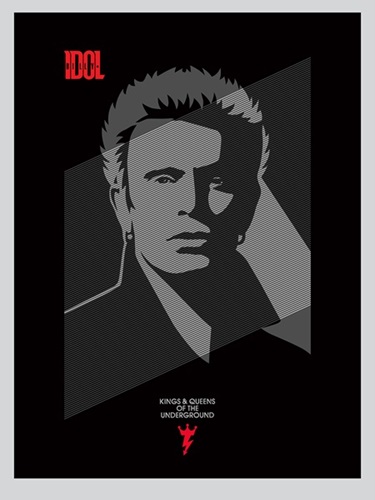 Billy Idol : Kings And Queens Of The Underground (First Edition) by Shepard Fairey