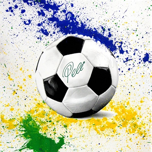 The King Pele - Futbol  by Mr Brainwash