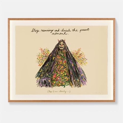 Stop Running And Cherish The Present Moment  by Wes Lang