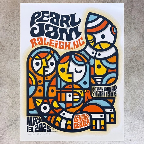 Pearl Jam - Raleigh -  05/13/25 (Blue) by Don Pendleton