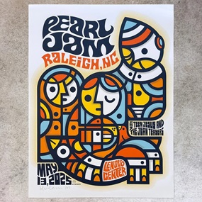 Pearl Jam - Raleigh -  05/13/25 (Blue) by Don Pendleton