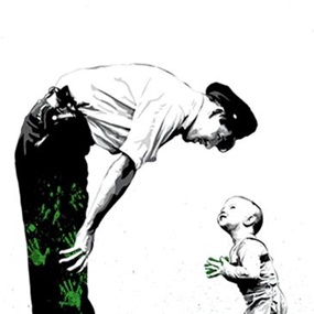 Not Guilty (Green) by Mr Brainwash