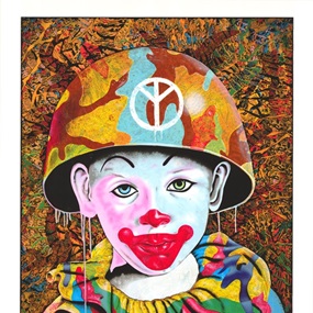 Clown Camo Boy by Ron English