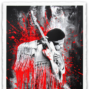 Jimi (Red) by Mr Brainwash