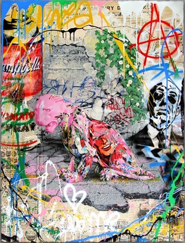 Nepal (Untitled) (HPM Variant) by Mr Brainwash