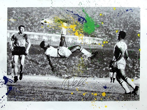 The King Pele - Bicycle  by Mr Brainwash