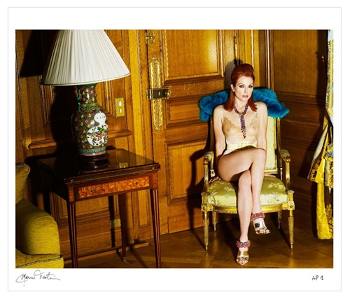 Julianne Moore At The Crillon Hotel, Paris 2008  by Mario Testino