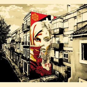 Universal Personhood Lisbon by Shepard Fairey | Vhils