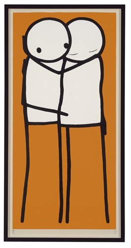 Lovers (Orange Artist Proof) by Stik