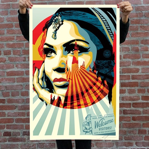Target Exceptions (Signed Offset) by Shepard Fairey