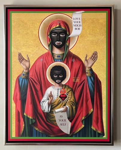 The Madonna & Child Of Black Identification  by Mark Doox