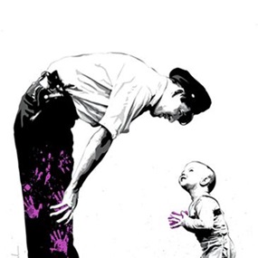 Not Guilty (Pink) by Mr Brainwash