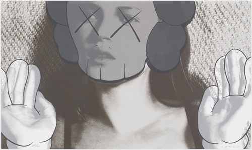 Kate Moss With White Gloves (First Edition) by Kaws