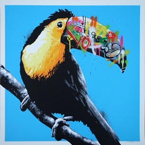 Toucan (Blue) by Martin Whatson