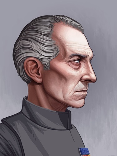 Grand Moff Tarkin  by Mike Mitchell