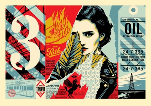 Wrong Path - Large Format (First Edition) by Shepard Fairey