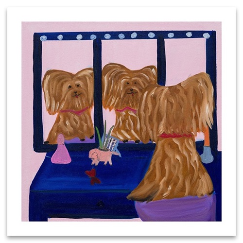 How I Feel When I Go To The Bathroom Just To Stare At Myself  by Josefine Schulz