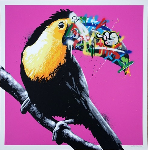 Toucan (Pink) by Martin Whatson