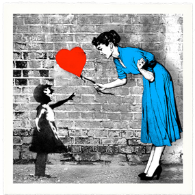 Love Catcher (Blue) by Mr Brainwash