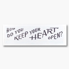 How Do You Keep Your Heart Open? (For Susan) by Christine Wong Yap