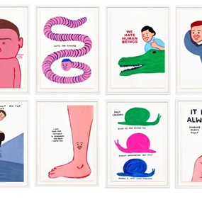 Vote (Set Of 8 Prints) by David Shrigley | Sir Joan Cornellà