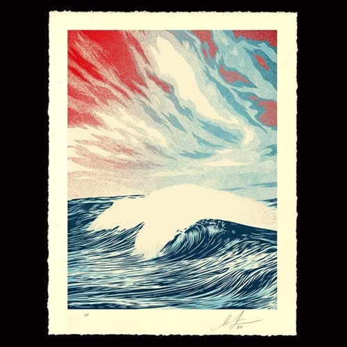 Force Of Nature (Letterpress) by Shepard Fairey