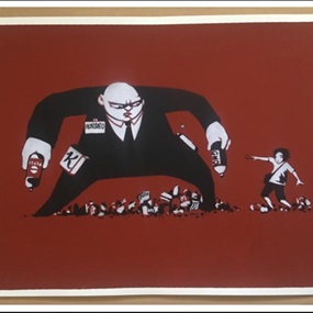 David And Goliath (Terracotta) by Mau Mau