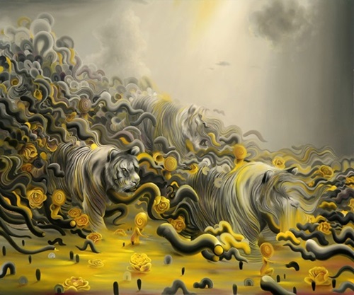 Enkis Gold (Embellished Canvas Edition) by Michael Page