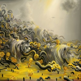 Enkis Gold (Embellished Canvas Edition) by Michael Page