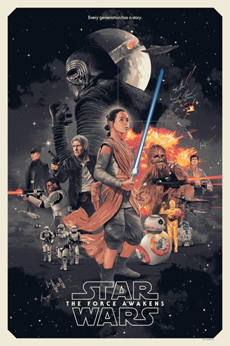 The Force Awakens (Variant) by Gabz