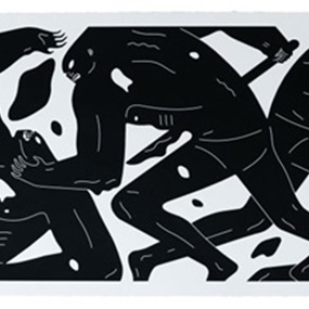 Step Into The Night (Black) by Cleon Peterson