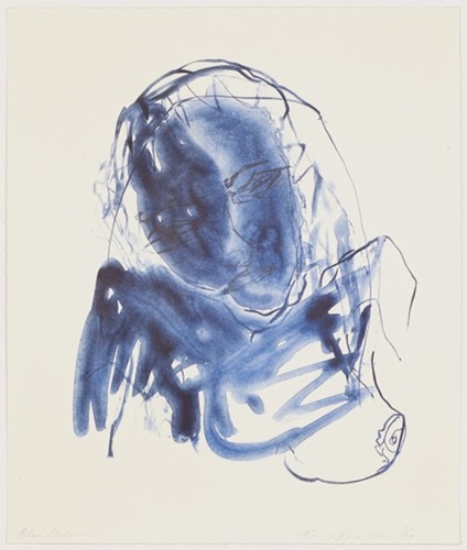 Blue Madonna  by Tracey Emin