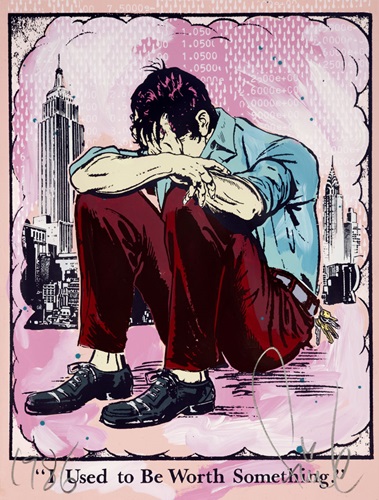I Used To Be Worth Something (Drips) by Faile
