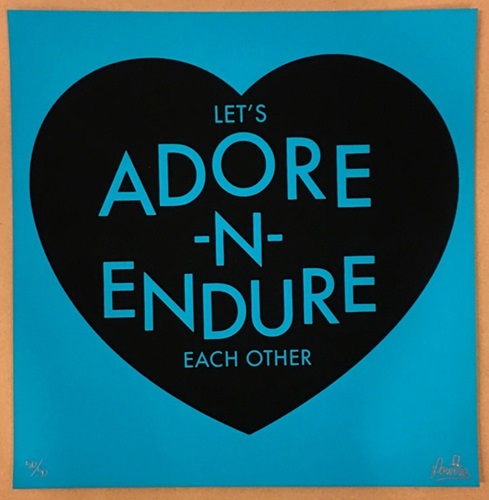 Adore And Endure (Kansas City Teal) by Steve Powers