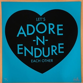 Adore And Endure (Kansas City Teal) by Steve Powers