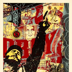 Castro Collage by Shepard Fairey