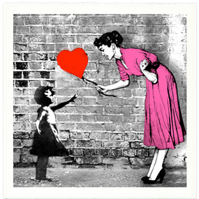 Love Catcher (Pink) by Mr Brainwash