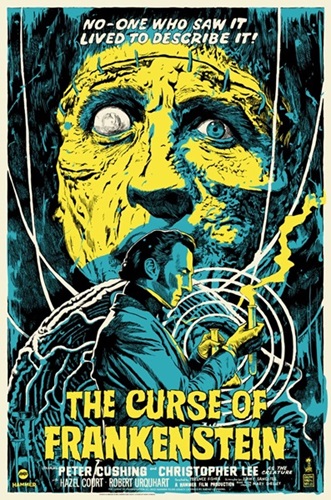 The Curse Of Frankenstein (Variant) by Francesco Francavilla