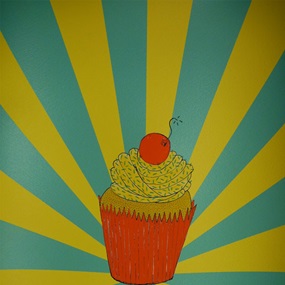 Cupcakes (Hand Painted) by Dora Dewsbury