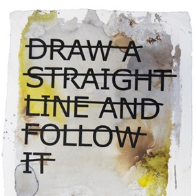 Untitled (Draw A Straight Line And Follow It...) by Rero