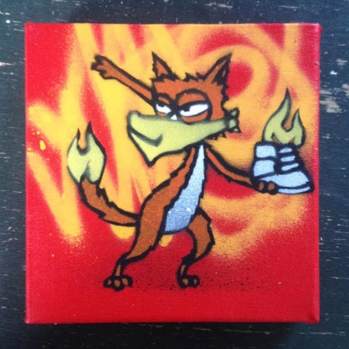 Riot Fox (Red) by Mau Mau