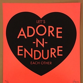 Adore And Endure (Coral) by Steve Powers