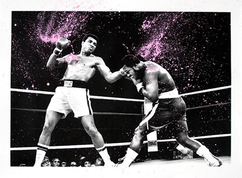 Grand Ali (Pink) by Mr Brainwash