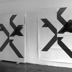 X Poster (2018) by Wade Guyton