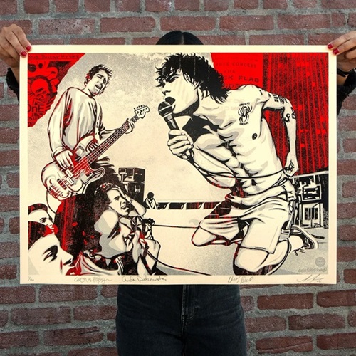 Your Rules My War (Red) by Shepard Fairey