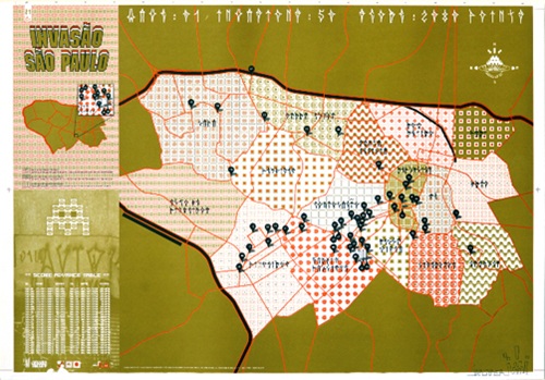 Invasion Map Sao Paulo (#21)  by Space Invader